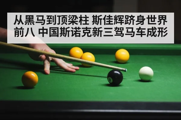 从黑马到顶梁柱 斯佳辉跻身世界前八 中国斯诺克新三驾马车成形